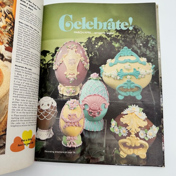 Wilton Celebrate IV Book Cake Decorating Annual Vintage 1977 Hardcover OS - Picture 7 of 8